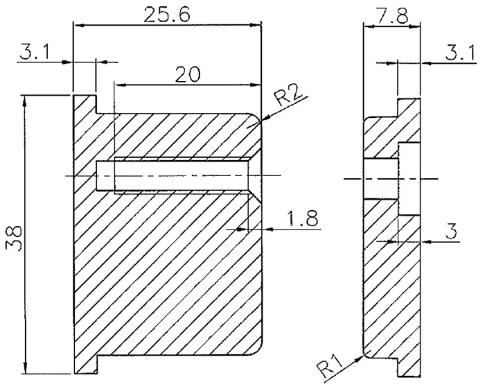 Schnegel Blindzylinder-Set ( 3000259578 ) Türdicken 35-110 mm kürzbar