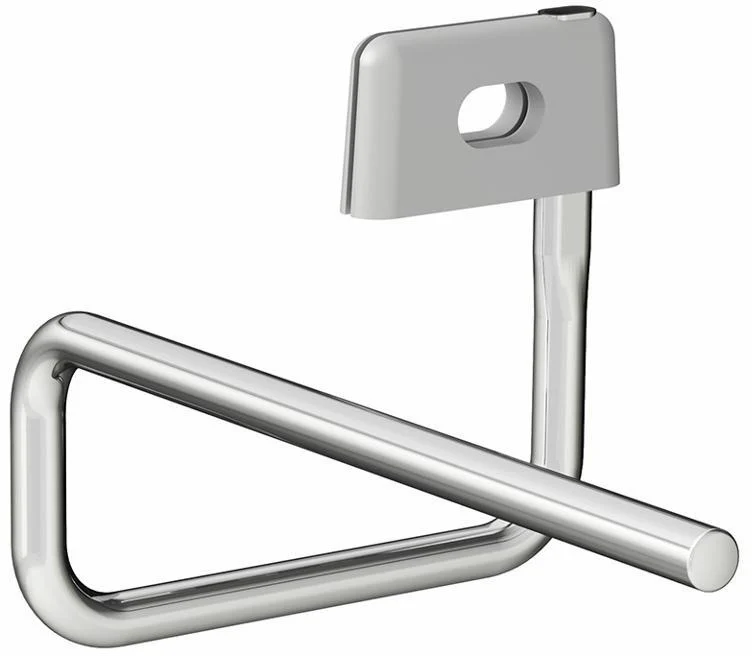 LAUFEN Handtuchhalter VAL chrom, Aufhängefläche 235 mm – Designer-Accessoire von Konstantin Grcic