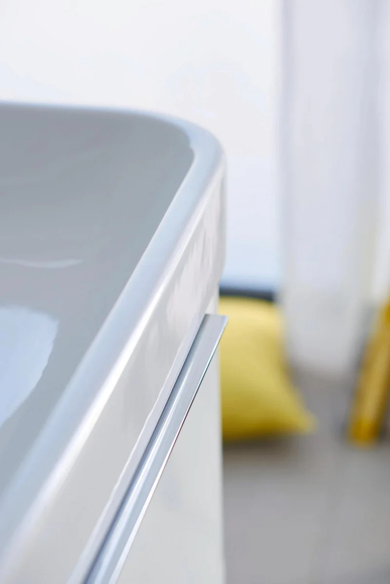 DURAVIT Möbelwaschtisch Happy D.2 1000 mm mit Überlauf, 1 Hahnloch, weiß WonderGliss