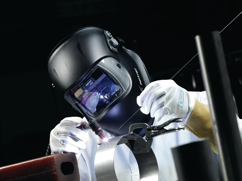 Optrel e650 Schweißerschutzhelm mit Schutzstufeneinstellung DIN 4/9-13, Sichtfeld 50 x 100 mm
