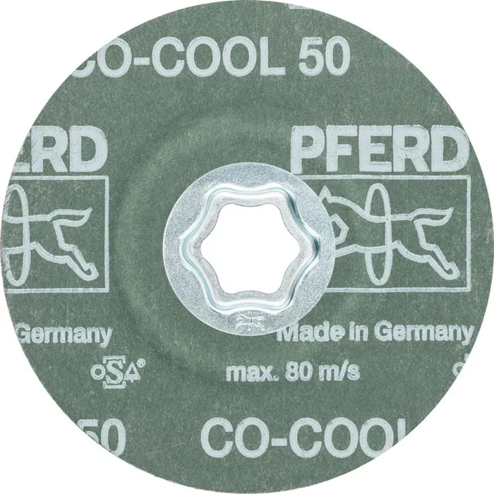 PFERD Fiberscheibe COMBICLICK CO-COOL ( 4000843478 ) Ø 115 mm Körnung 50 Keramikkorn