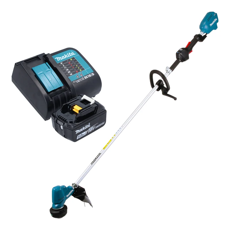 Makita DUR 190 LSTX3 Akku Rasentrimmer 18 V 300 mm Brushless + 1x Akku 5,0 Ah + Ladegerät