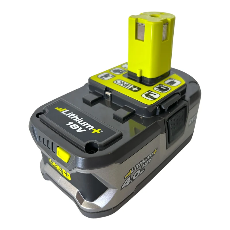RYOBI RB18L40 Akku 18 V 4,0 Ah / 4000 mAh Li-Ion ONE+ 2 Stk. ( 2x 5133001907 ) mit Ladestandanzeige
