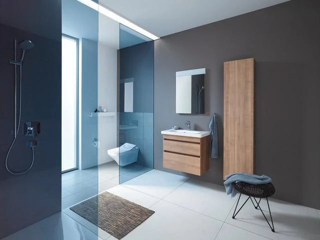 DURAVIT DuraStyle Möbelwaschtisch 800 mm mit WonderGliss, Überlauf und 1 Hahnloch in Weiß
