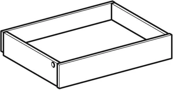 Geberit Acanto Innenschublade für Seitenschrank – 45 cm Breite, passend zu allen Acanto Seitenschränken