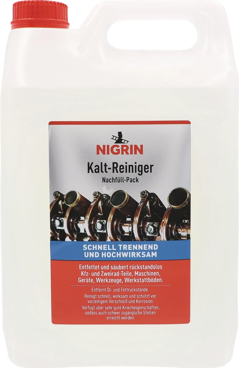 NIGRIN Kaltreiniger 5 l Kanister – Schnelltrennender Spezial-Reiniger