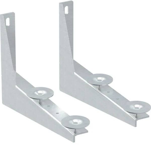 Geberit Bambini Montagewinkel-Set für zwei Waschtischarmaturen – Stahl
