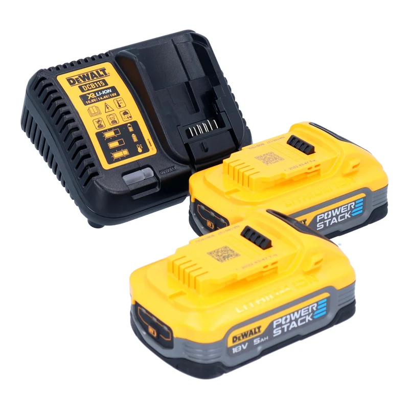 DeWalt DCF 891 H2T Akku Schlagschrauber 18 V 1084 Nm 1/2" Brushless + 2x Powerstack Akku 5,0 Ah + TSTAK + Ladegerät