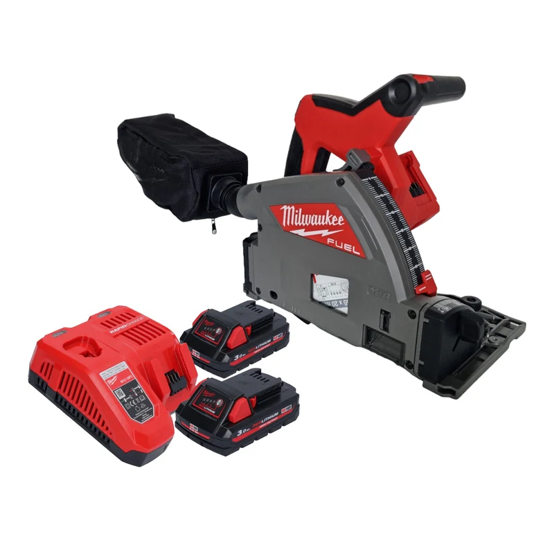 Milwaukee M18 FPS55-302 Akku Tauchsäge 18 V 165 mm Brushless + 2x Akku 3,0 Ah + Ladegerät