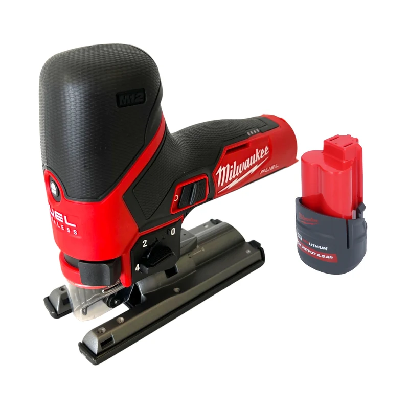 Milwaukee M12 FJS-251 Akku Stichsäge 12 V 22 mm Brushless + 1x Akku 2,5 Ah - ohne Ladegerät