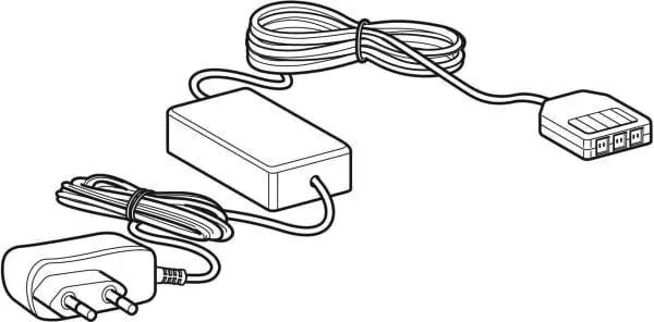 GEBERIT Netzteil für Silk Lichtspiegel – Passgenaues Trafo Set für Spiegelschrank