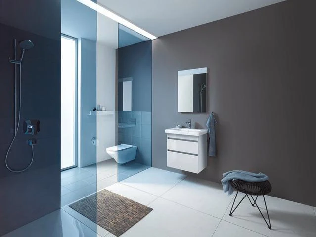 DURAVIT DuraStyle Möbelwaschtisch 650 mm mit WonderGliss, 1 Hahnloch & Überlauf