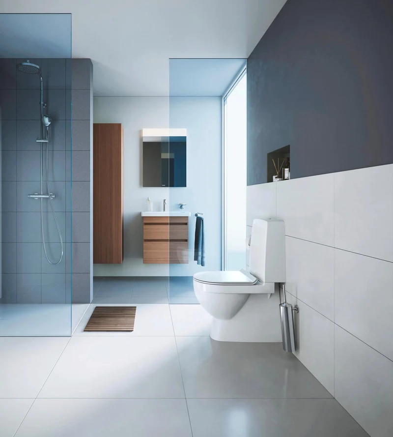 DURAVIT DuraStyle Möbelwaschtisch 650 mm mit WonderGliss, 1 Hahnloch & Überlauf