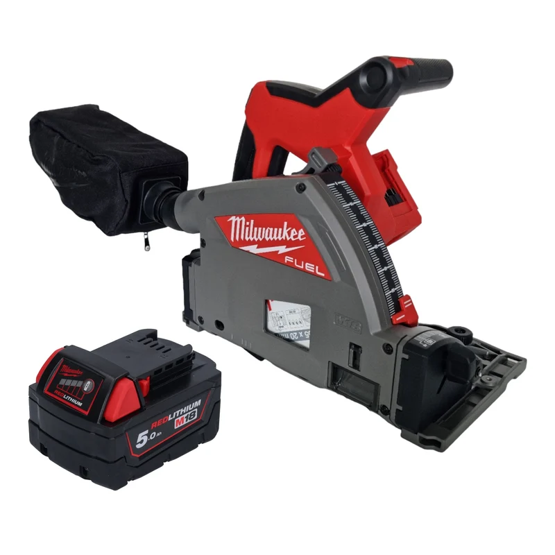 Milwaukee M18 FPS55-501 Akku Tauchsäge 18 V 165 mm Brushless + 1x Akku 5,0 Ah - ohne Ladegerät