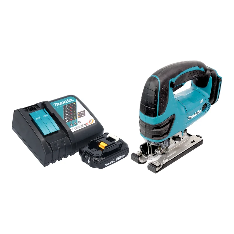 Makita DJV 180 RA1X Akku Stichsäge 18 V 135 mm + 1x Akku 2,0 Ah + Ladegerät