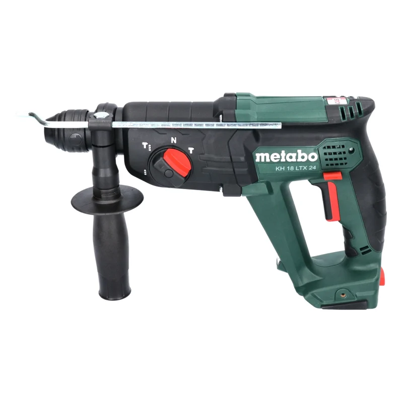 Metabo KH 18 LTX 24 Akku Kombihammer 18 V 2,1 J SDS plus + 2x Akku 8,0 Ah + Ladegerät + metaBOX