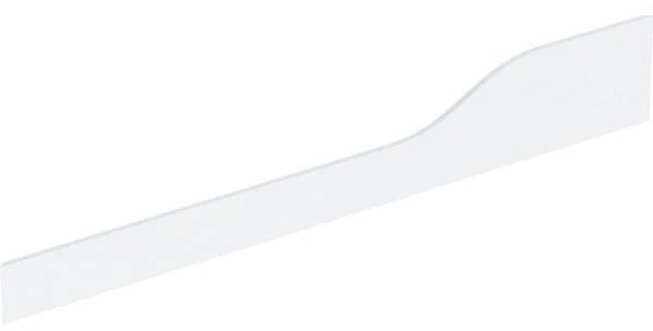 Geberit Bambini Dekorblende Front für 3 WT-Armaturen, tieferes Becken links, weiß-alpin matt