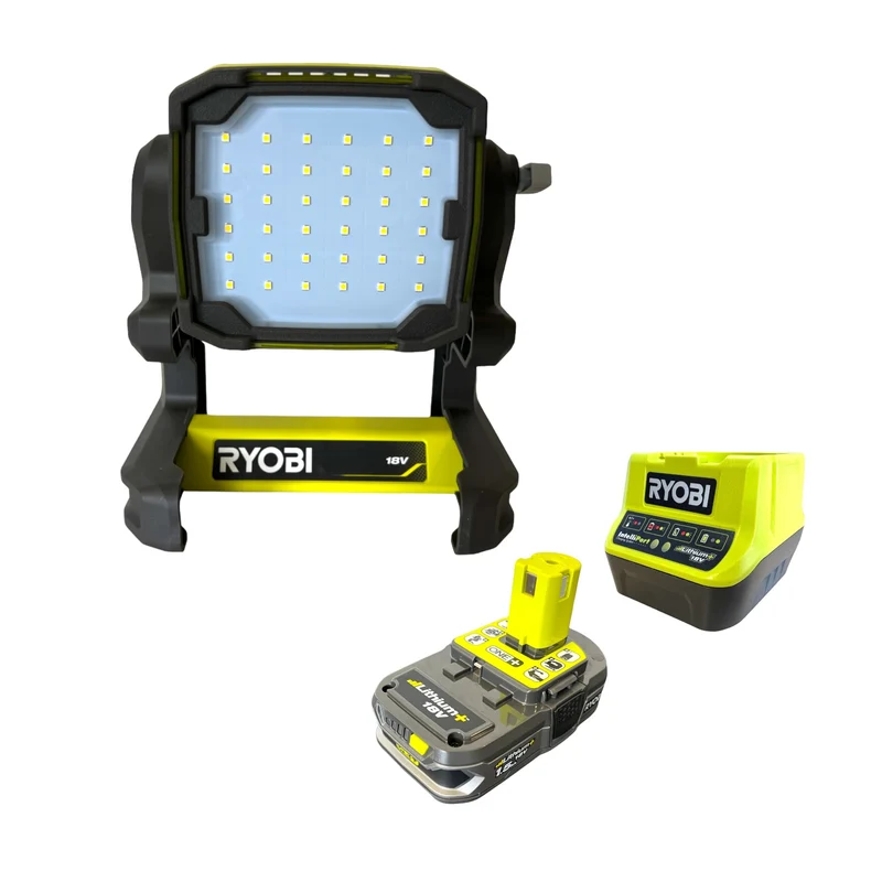 RYOBI RLFD18-115 Akku LED Strahler 18 V 1800 lm + 1x Akku 1,5 Ah + Ladegerät