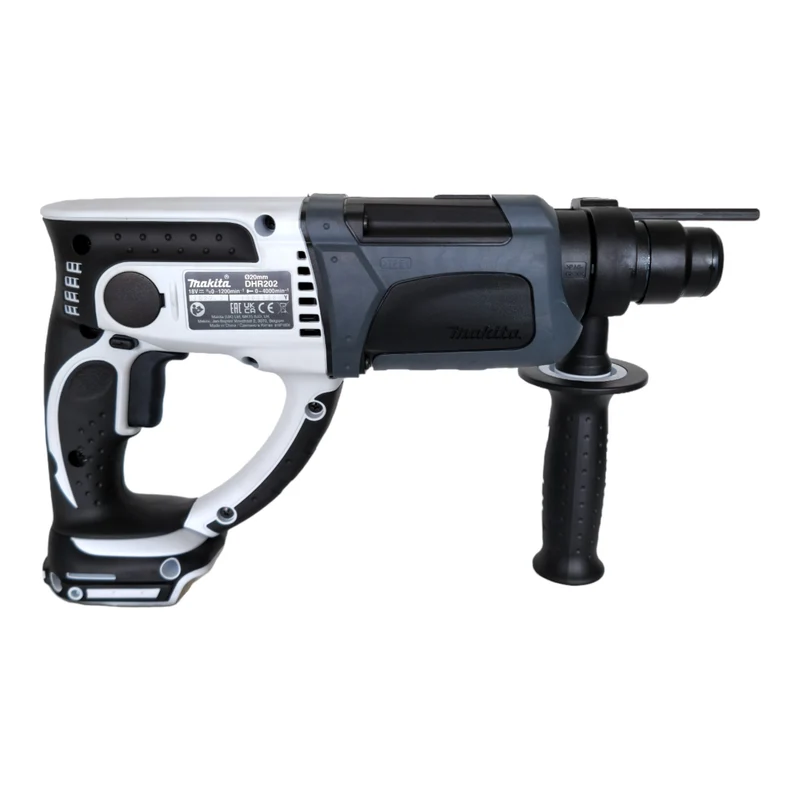 Makita DHR 202 RFW Akku Bohrhammer 18 V 20 mm 2,0 J weiß + 2x Akku 3,0 Ah + Ladegerät + Koffer