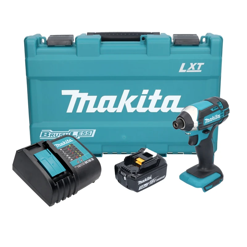 Makita DTD 152 SF1K Akku Schlagschrauber 18 V 165 Nm 1/4" + 1x Akku 3,0 Ah + Ladegerät + Koffer