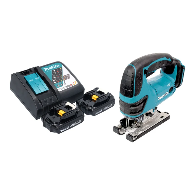Makita DJV 180 RYX Akku Stichsäge 18 V 135 mm + 2x Akku 1,5 Ah + Ladegerät