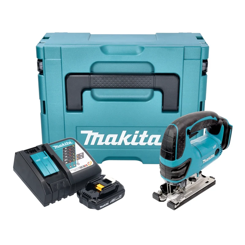 Makita DJV 180 RY1XJ Akku Stichsäge 18 V 135 mm + 1x Akku 1,5 Ah + Ladegerät + Makpac