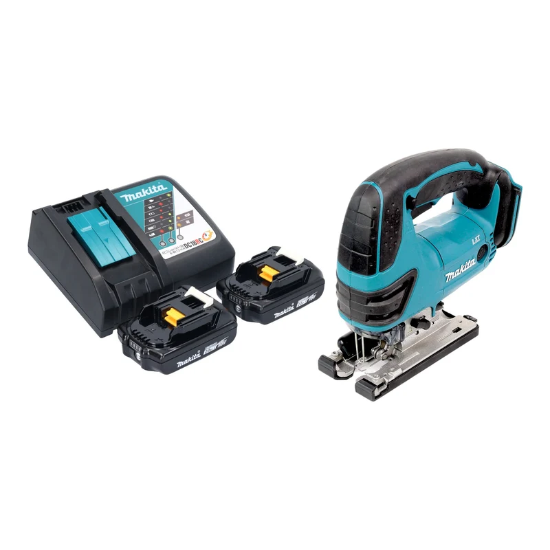 Makita DJV 180 RAX Akku Stichsäge 18 V 135 mm + 2x Akku 2,0 Ah + Ladegerät