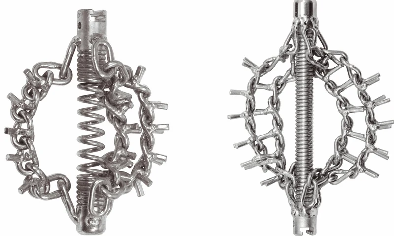 KS TOOLS Kettenschleuderkopf mit Spike-Kette, 4 Ketten Ø45mm,22mm ( 900.2299 )