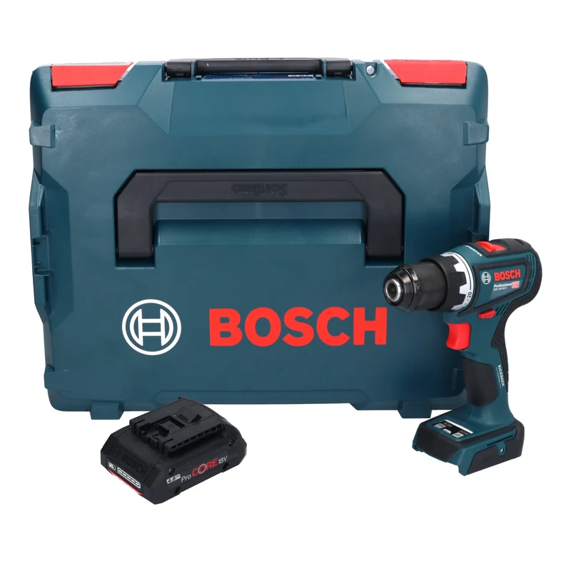 Bosch GSR 18V-90 C Professional Akku Bohrschrauber 18 V 64 Nm Brushless + 1x ProCORE Akku 4,0 Ah + L-Boxx - ohne Ladegerät