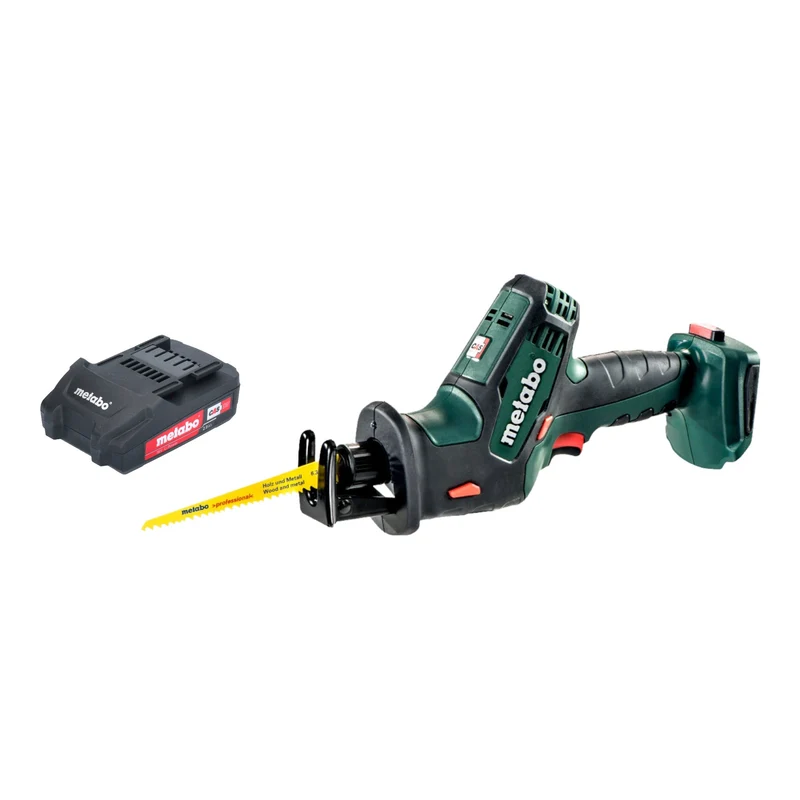 Metabo SSE 18 LTX Compact Akku Reciprosäge Säbelsäge 18 V 13 mm + 1x Akku 2,0 Ah - ohne Ladegerät