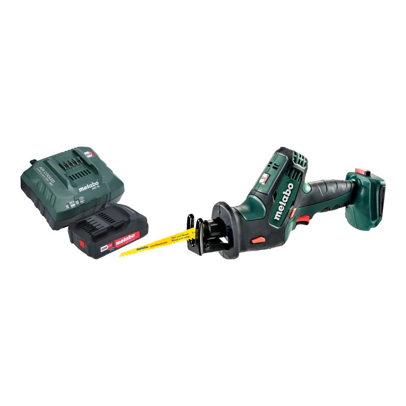 Metabo SSE 18 LTX Compact Akku Reciprosäge Säbelsäge 18 V 13 mm + 1x Akku 2,0 Ah + Ladegerät