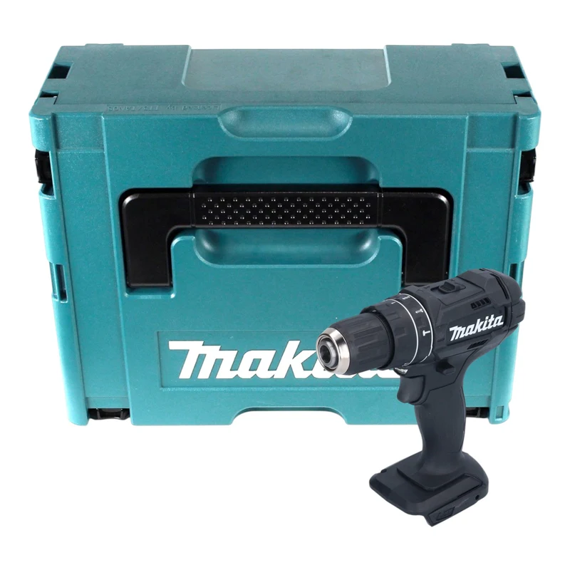 Makita DHP 482 ZJB Akku Schlagbohrschrauber 18 V 62 Nm Schwarz + Makpac - ohne Akku, ohne Ladegerät