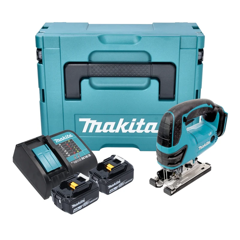 Makita DJV 180 SMXJ Akku Stichsäge 18 V 135 mm + 2x Akku 4,0 Ah + Ladegerät + Makpac