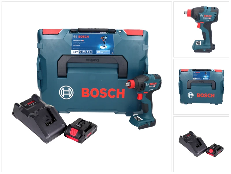 Bosch GDX 18V-210 C Professional Akku Drehschlagschrauber 18 V 210 Nm Brushless + 1x ProCORE Akku 4,0 Ah + Ladegerät + L-Boxx