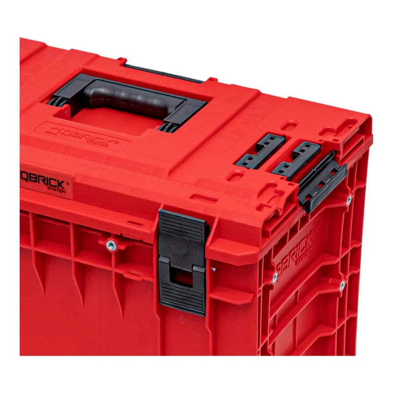 Qbrick System ONE 450 2.0 Vario RED ULTRA HD Custom Werkzeugkoffer modularer Organizer 585 x 385 x 420 mm 52 l stapelbar IP66