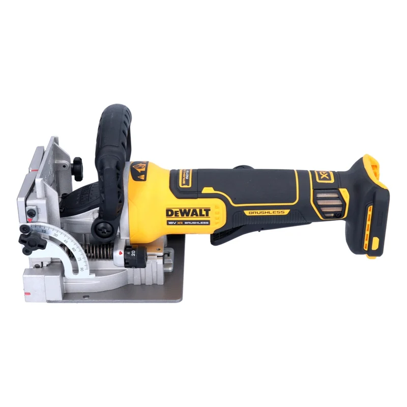 DeWalt DCW 682 NT Akku Flachdübelfräse 18 V 102 x 20 mm Brushless + 1x Powerstack Akku 1,7 Ah + TSTAK - ohne Ladegerät