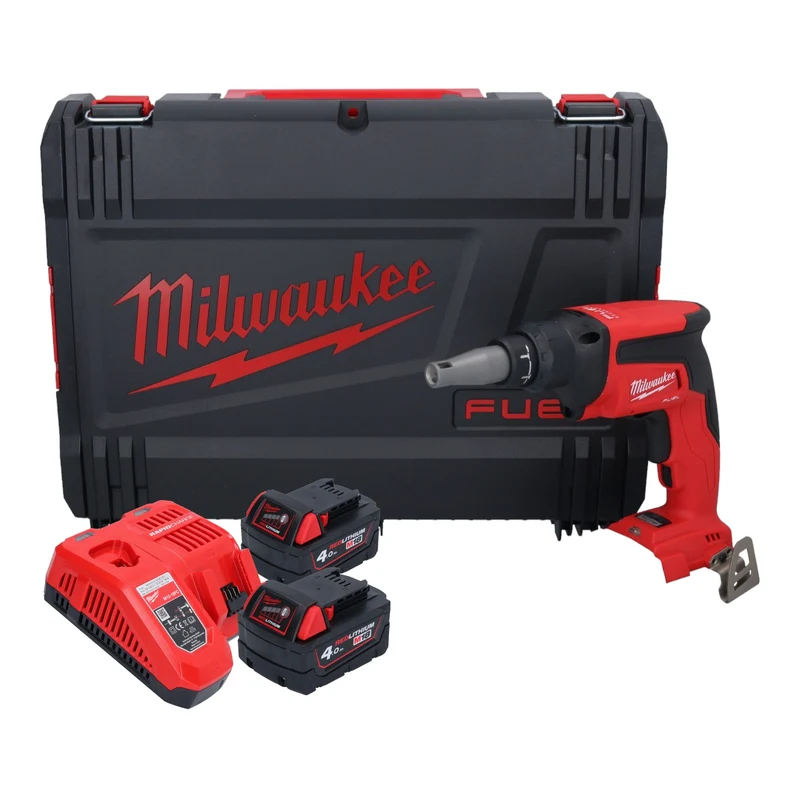 Milwaukee M18 FSG-402X Akku Trockenbauschrauber 18 V 13 Nm Brushless + 2x Akku 4,0 Ah + Ladegerät + HD Box