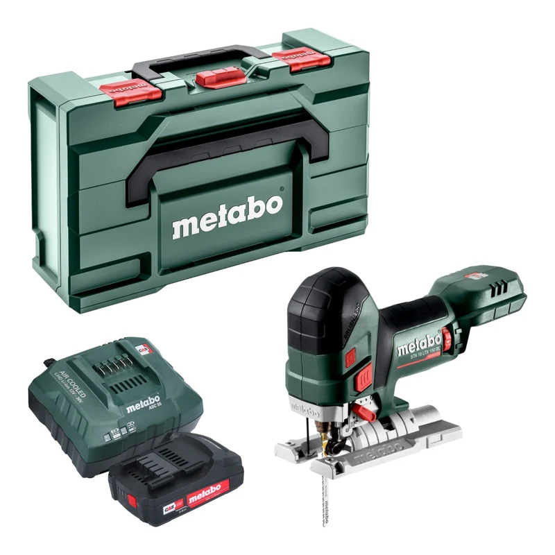 Metabo STA 18 LTX 150 BL Akku Stichsäge 18 V 150 mm Brushless + 1x Akku 2,0 Ah + Ladegerät + Metabox