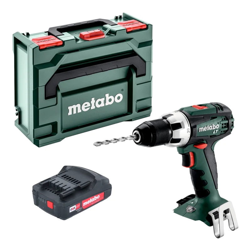 Metabo BS 18 LT Akku Bohrschrauber 18 V 60 Nm + 1x Akku 2,0 Ah + metaBOX - ohne Ladegerät