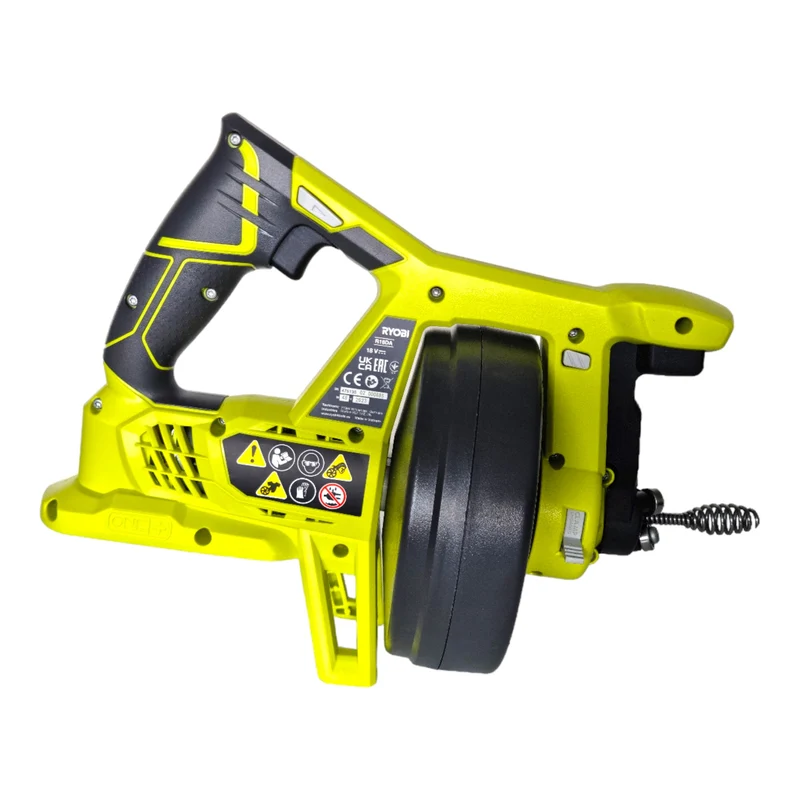 RYOBI R18DA-0 Akku Rohrreinigungsgerät 18 V ONE+ 7,6 m x 16 mm ( 5133004642 ) Solo - ohne Akku, ohne Ladegerät
