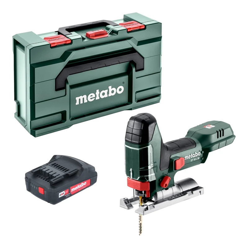 Metabo ST 18 L 90 Akku Stichsäge 18 V 90 mm + 1x Akku 2,0 Ah + Metabox - ohne Ladegerät
