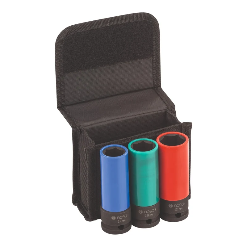Bosch Professional Impact Control Steckschlüssel Set 1/2" 3 tlg. 17 / 19 / 21 mm ( 2608551102 )