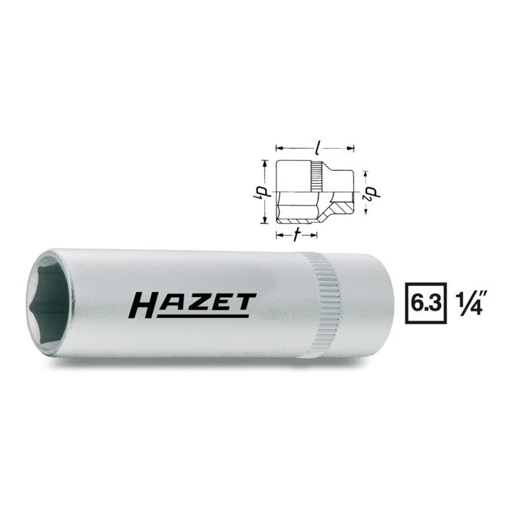 HAZET Steckschlüsseleinsatz 850LG 1/4 ″ 6-kant ( 8000466427 )