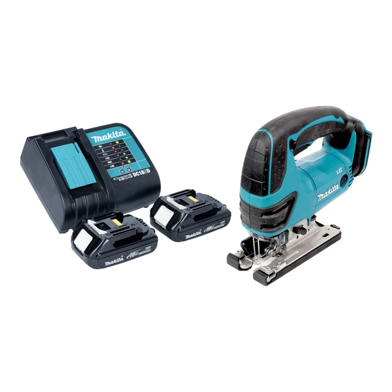 Makita DJV 180 SYX Akku Stichsäge 18 V 135 mm + 2x Akku 1,5 Ah + Ladegerät