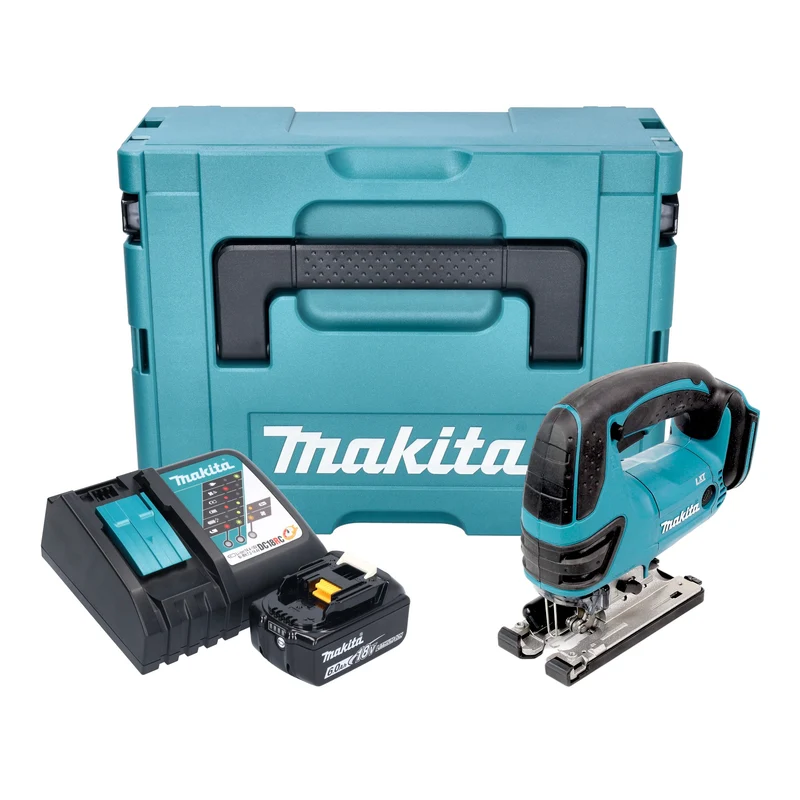 Makita DJV 180 RG1XJ Akku Stichsäge 18 V 135 mm + 1x Akku 6,0 Ah + Ladegerät + Makpac