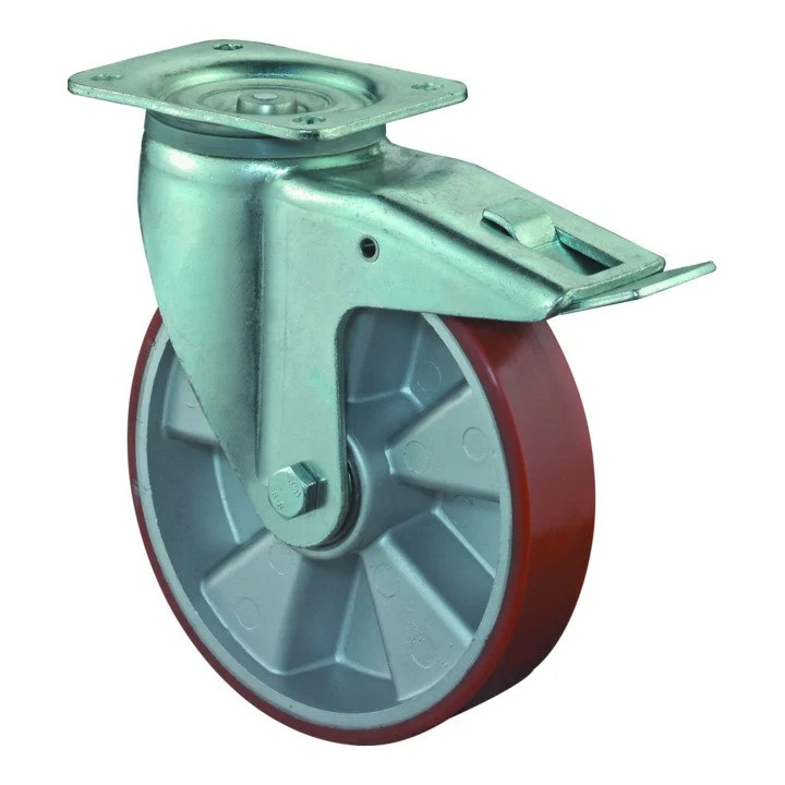 BS ROLLEN Schwerlastlenkrolle Rad-Ø 250 mm Tragfähigkeit 1000 kg ( 3000275936 )