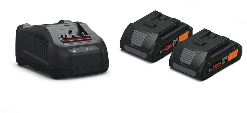 FEIN Akku-Starter-Set ProCORE 18V 4.0Ah – 2 Akkus + GAL 1880 CV Ladegerät
