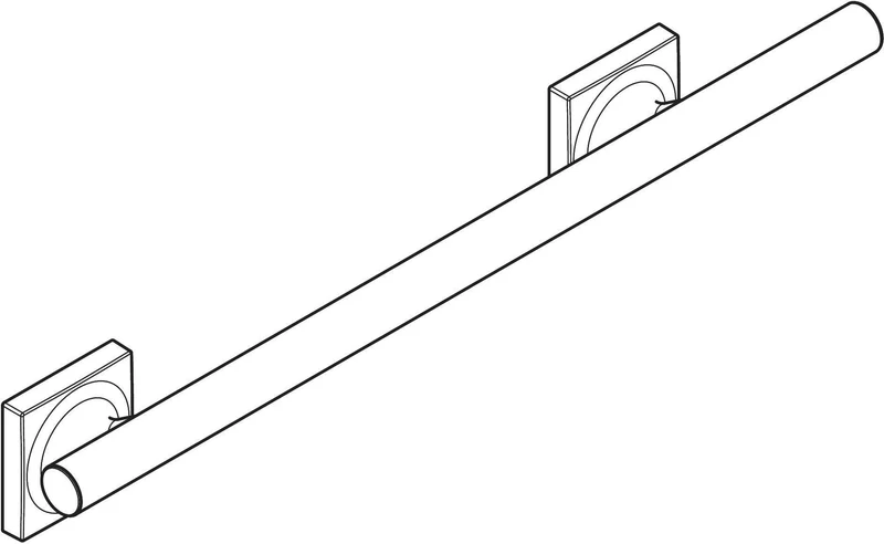 AXOR Starck Organic Haltegriff 410 mm Wandmontage brushed gold optic von HANSGROHE