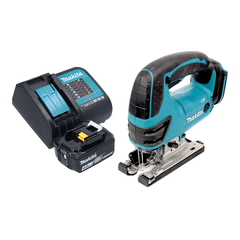 Makita DJV 180 SM1X Akku Stichsäge 18 V 135 mm + 1x Akku 4,0 Ah + Ladegerät