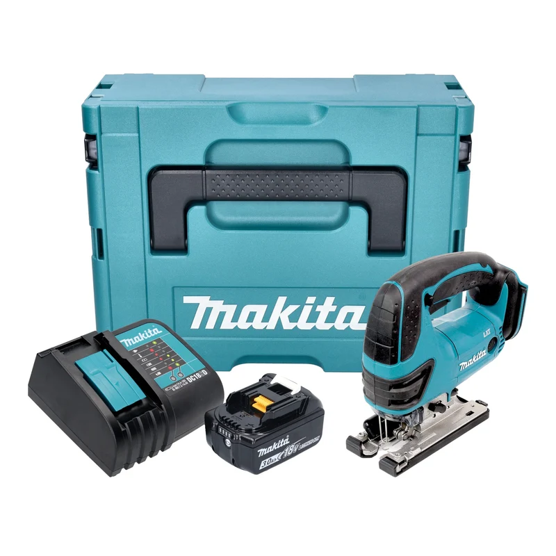 Makita DJV 180 SF1XJ Akku Stichsäge 18 V 135 mm + 1x Akku 3,0 Ah + Ladegerät + Makpac